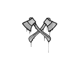 Graffiti X-Axes (Shark White) - Preço e onde comprar no CS2