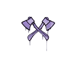 Graffiti X-Axes (Violent Violet) - Preço e onde comprar no CS2