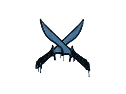 Graffiti X-Knives (Monarch Blue) - Preço e onde comprar no CS2