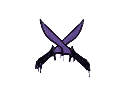 Graffiti X-Knives (Monster Purple) - Preço e onde comprar no CS2