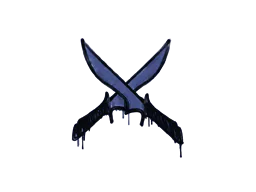 Graffiti X-Knives (SWAT Blue) - Preço e onde comprar no CS2