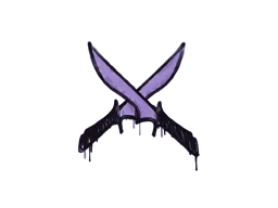 Graffiti X-Knives (Violent Violet) - Preço e onde comprar no CS2