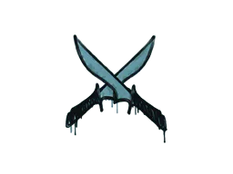 Graffiti X-Knives (Wire Blue) - Preço e onde comprar no CS2