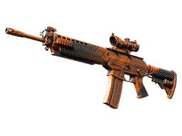 SG 553 | Basket Halftone (Minimal Wear) — skin CS2