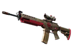 SG 553 | Berry Gel Coat (Minimal Wear) — skin CS2