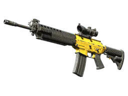 SG 553 | Bulldozer (Battle-Scarred) — skin CS2