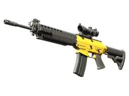 SG 553 | Bulldozer (Well-Worn) — skin CS2
