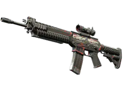 SG 553 | Cyberforce (Battle-Scarred) — skin CS2