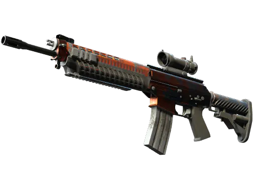 SG 553 Danger Close Battle-Scarred - Preço e onde comprar no CS2