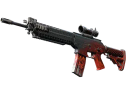 SG 553 | Darkwing (Battle-Scarred) — skin CS2