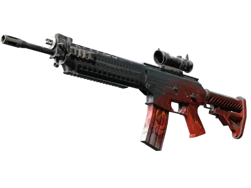 SG 553 Darkwing Battle-Scarred - Preço e onde comprar no CS2