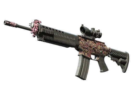 SG 553 Desert Blossom Battle-Scarred - Preço e onde comprar no CS2