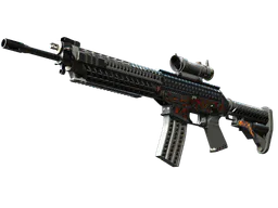 SG 553 | Heavy Metal (Field-Tested) — skin CS2