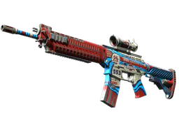 SG 553 | Integrale (Battle-Scarred) — skin CS2