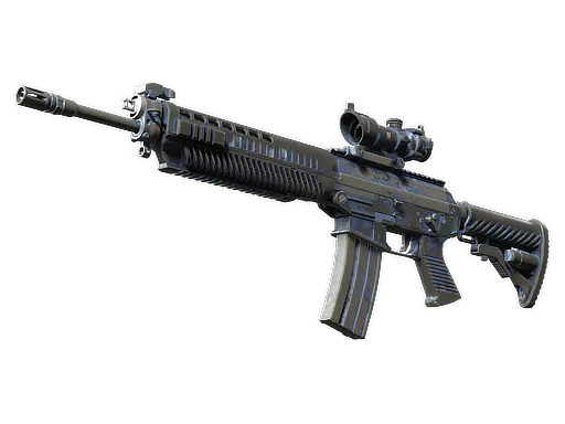 SG 553 Night Camo Battle-Scarred - Preço e onde comprar no CS2