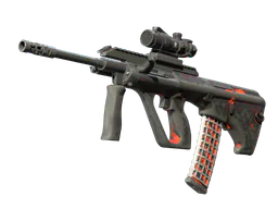 AUG | Radiation Hazard (Battle-Scarred) — skin CS2