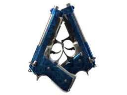 Dual Berettas | Cobalt Quartz (Factory New) — skin CS2