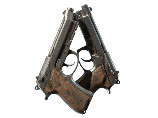 Souvenir Dual Berettas Drift Wood Battle-Scarred - Preço e onde comprar no CS2