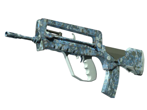 Souvenir FAMAS Cyanospatter Factory New - Preço e onde comprar no CS2