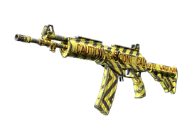 Galil AR | CAUTION! (Well-Worn) — skin CS2