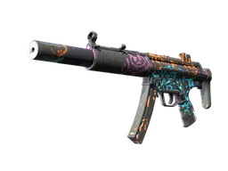 MP5-SD | Neon Squeezer (Battle-Scarred) — skin CS2