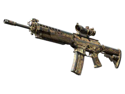 SG 553 | Bleached (Battle-Scarred) — skin CS2