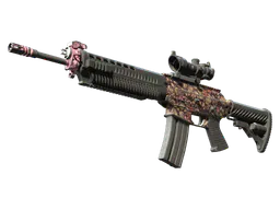 SG 553 | Desert Blossom (Battle-Scarred) — skin CS2