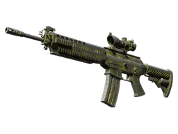 SG 553 | Gator Mesh (Battle-Scarred) — skin CS2