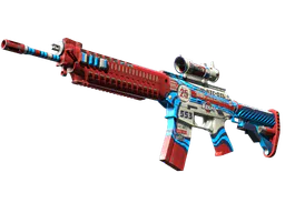 SG 553 | Integrale (Well-Worn) — skin CS2