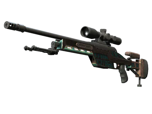 Souvenir SSG 08 Azure Glyph Field-Tested - Preço e onde comprar no CS2