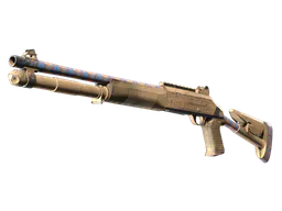 XM1014 | Hieroglyph (Well-Worn) — skin CS2