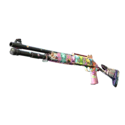 XM1014 | Monster Melt (Well-Worn) — skin CS2