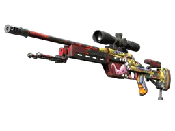 SSG 08 | Bloodshot (Well-Worn) — skin CS2