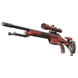 SSG 08 | Calligrafaux (Battle-Scarred) — skin CS2