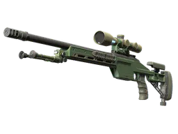 SSG 08 | Green Ceramic (Minimal Wear) — skin CS2