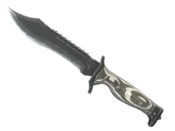 Bowie Knife Black Laminate Factory New - Preço e onde comprar no CS2