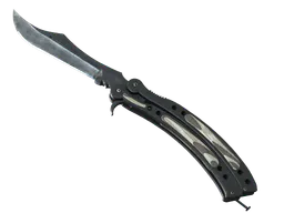 Butterfly Knife Black Laminate Factory New - Preço e onde comprar no CS2