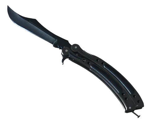 Butterfly Knife Blue Steel Factory New - Preço e onde comprar no CS2