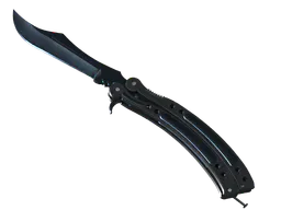 Butterfly Knife | Blue Steel (Minimal Wear) — skin CS2