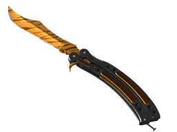 Butterfly Knife | Tiger Tooth (Minimal Wear) — skin CS2