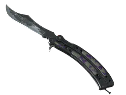 Butterfly Knife | Ultraviolet (Battle-Scarred) — skin CS2