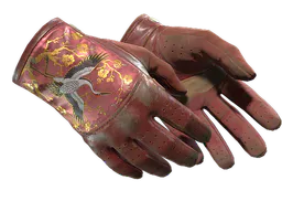 Driver Gloves | Brocade Crane (Battle-Scarred) — skin CS2