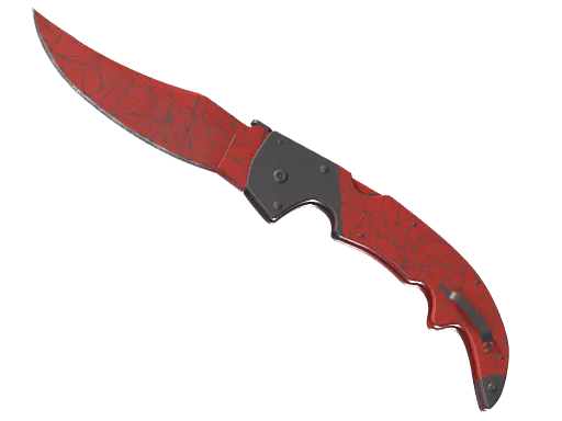 Falchion Knife Crimson Web Minimal Wear - Preço e onde comprar no CS2
