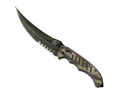 Flip Knife Black Laminate Battle-Scarred - Preço e onde comprar no CS2