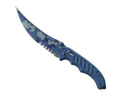 Flip Knife | Bright Water (Well-Worn) — skin CS2