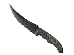 Flip Knife | Damascus Steel (Battle-Scarred) — skin CS2
