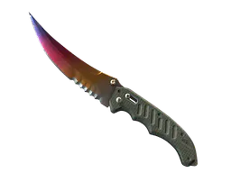 Flip Knife Fade Factory New - Preço e onde comprar no CS2