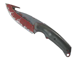 Gut Knife | Crimson Web (Battle-Scarred) — skin CS2
