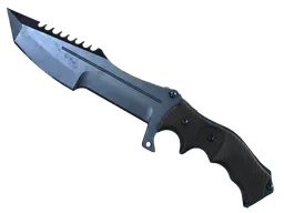 Huntsman Knife | Blue Steel (Battle-Scarred) — skin CS2