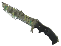 Huntsman Knife | Boreal Forest (Well-Worn) — skin CS2